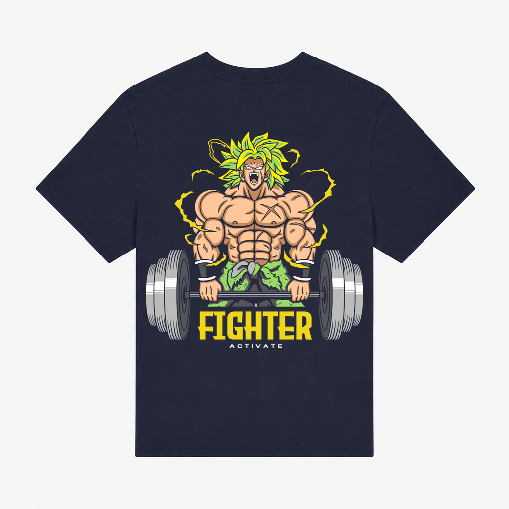 Men’s Anime Fighter Graphic Regular Fit T-Shirt