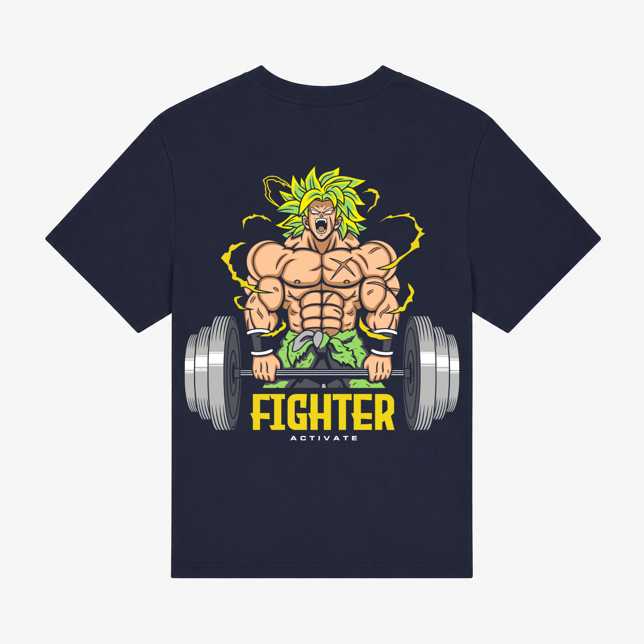 Men’s Anime Fighter Graphic Regular Fit T-Shirt