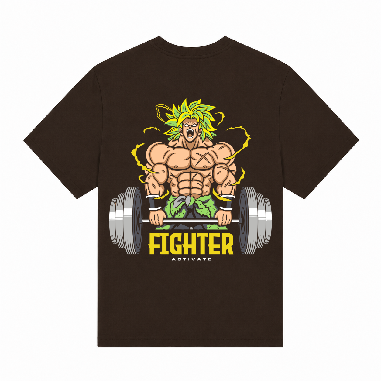 Men’s Anime Fighter Graphic Regular Fit T-Shirt