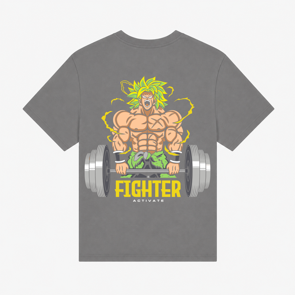 Men’s Anime Fighter Graphic Regular Fit T-Shirt