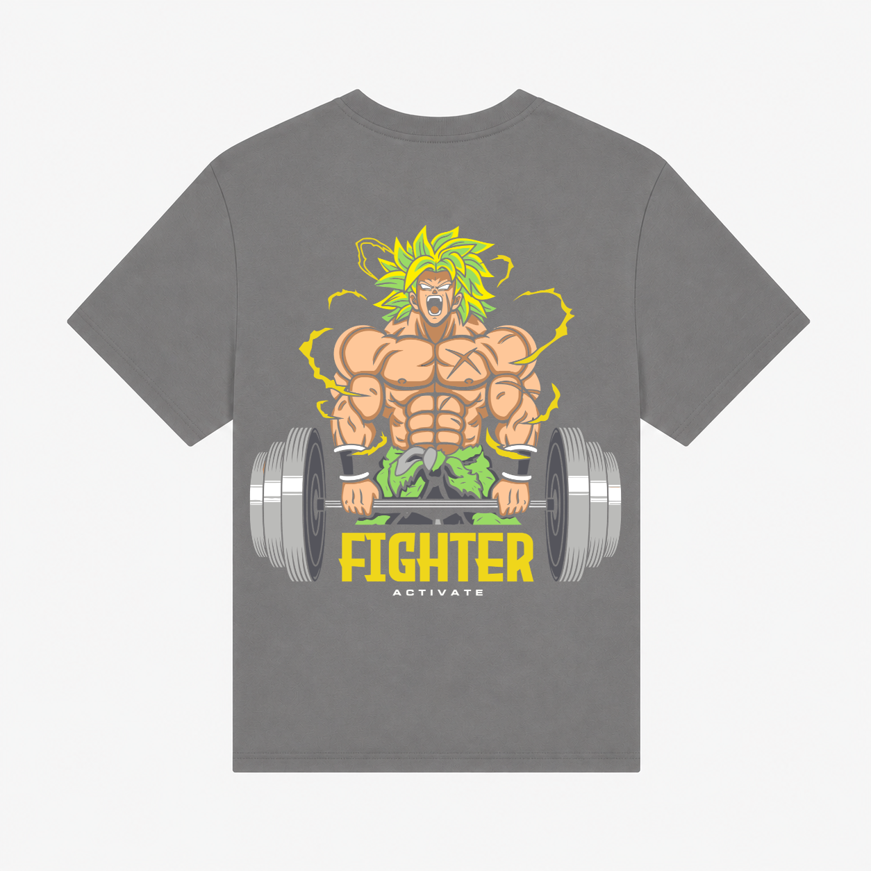 Men’s Anime Fighter Graphic Regular Fit T-Shirt
