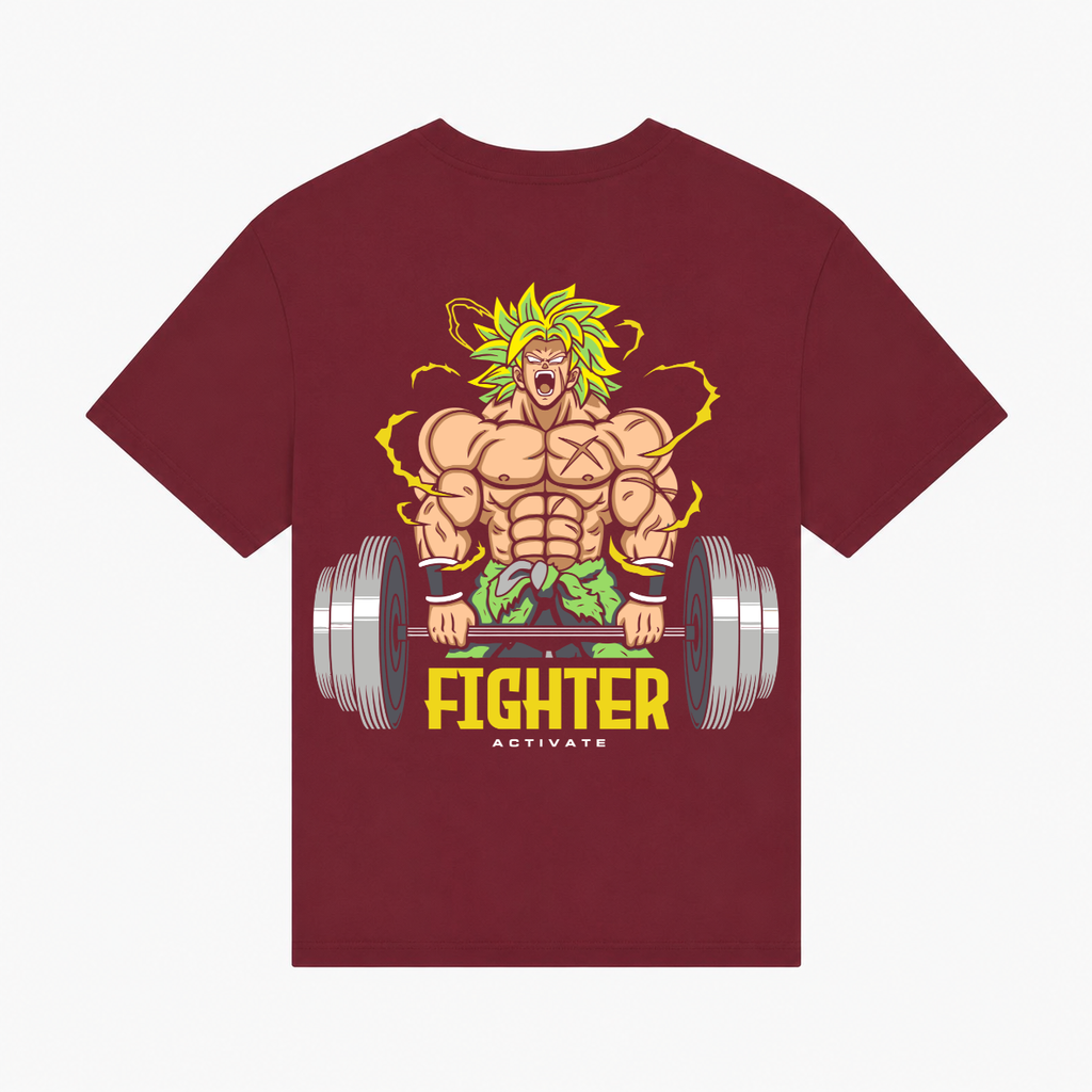 Men’s Anime Fighter Graphic Regular Fit T-Shirt