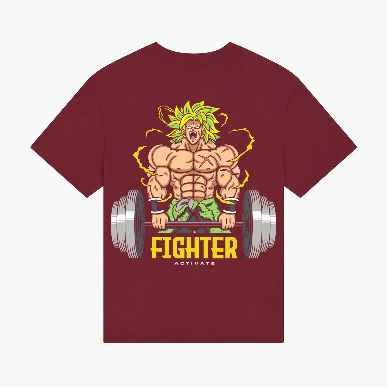 Men’s Anime Fighter Graphic Regular Fit T-Shirt