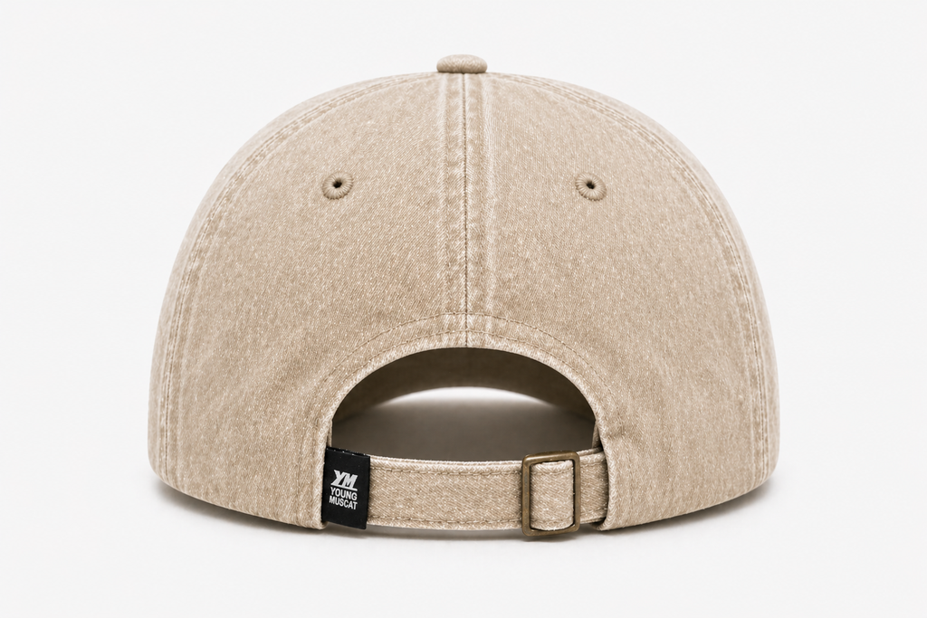 Young Muscat Beige Baseball Cap – Minimal Premium Streetwear Cap