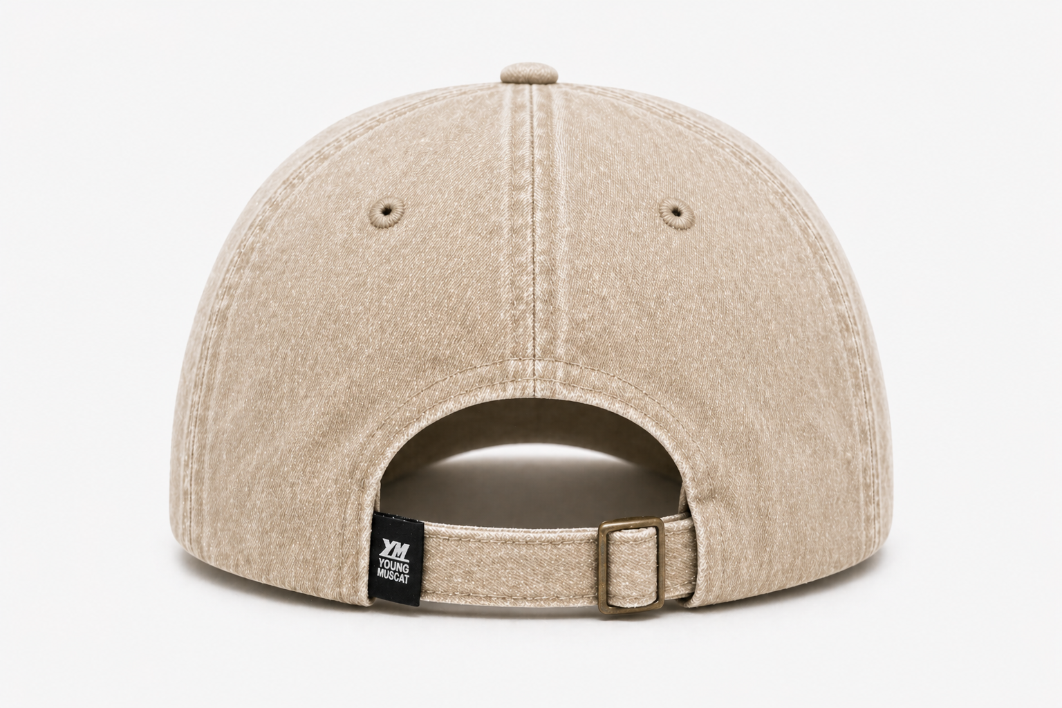 Young Muscat Beige Baseball Cap – Minimal Premium Streetwear Cap
