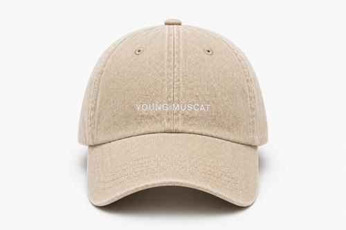 Young Muscat Beige Baseball Cap – Minimal Premium Streetwear Cap