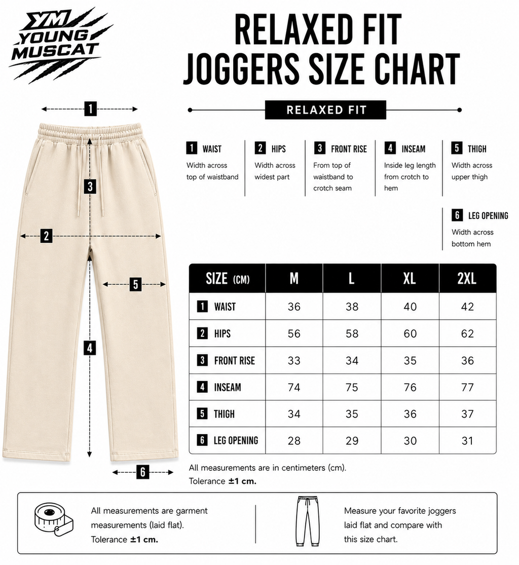 Young Muscat Beige Relaxed Fit Joggers – Premium Neutral Streetwear Pants