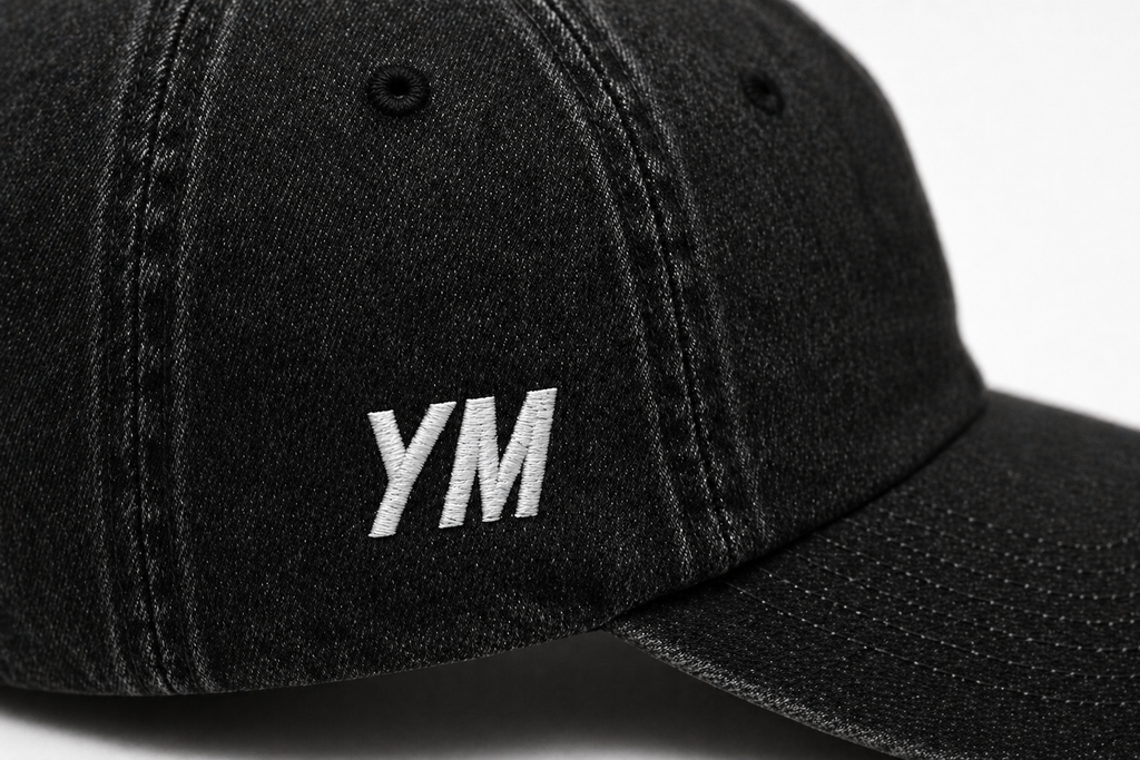 Young Muscat Black Stone Wash Baseball Cap – Premium Vintage Streetwear Cap