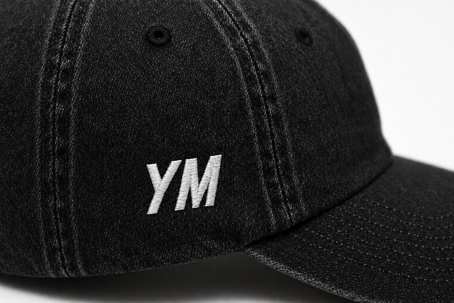 Young Muscat Black Stone Wash Baseball Cap – Premium Vintage Streetwear Cap
