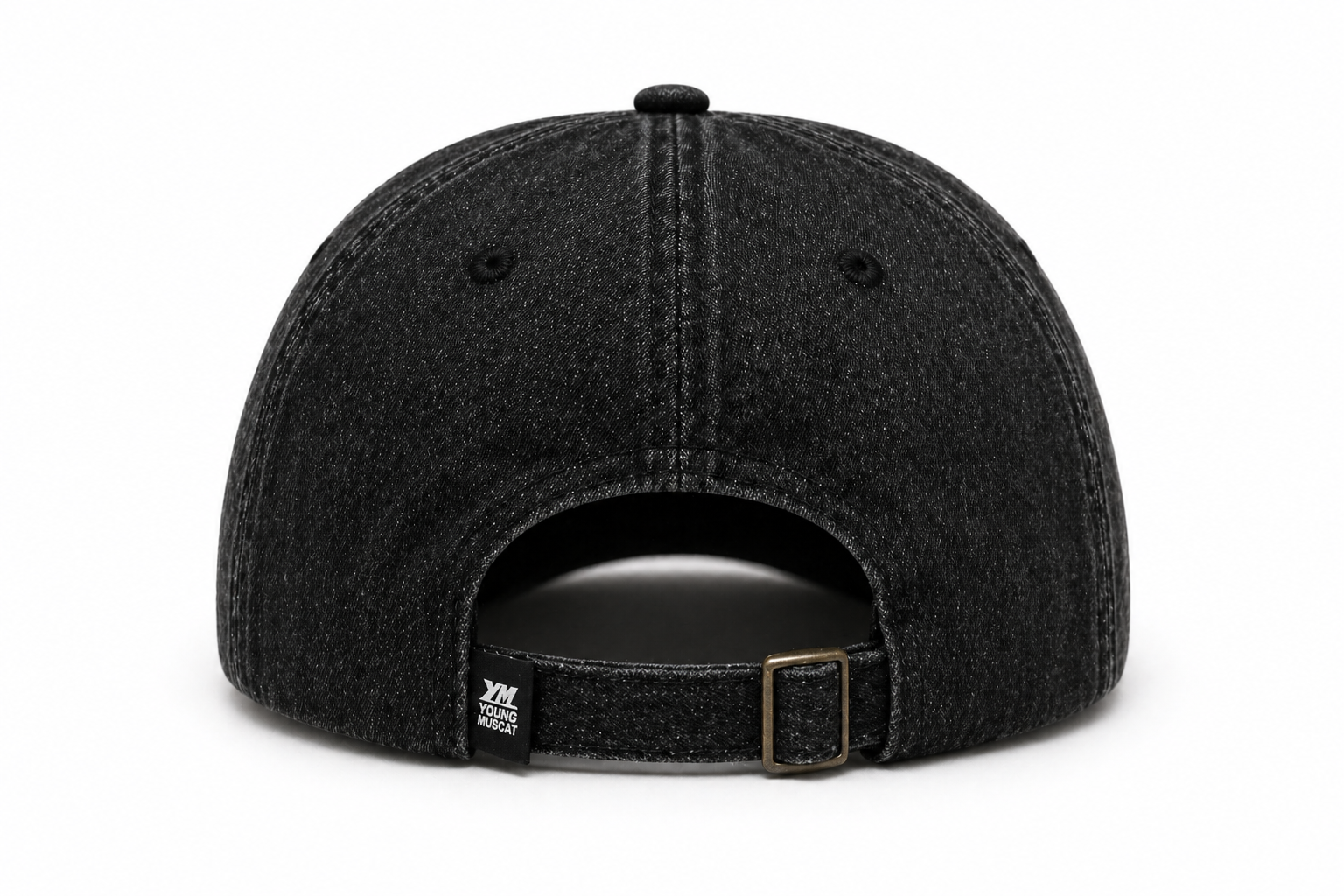 Young Muscat Black Stone Wash Baseball Cap – Premium Vintage Streetwear Cap