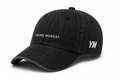 Young Muscat Black Stone Wash Baseball Cap – Premium Vintage Streetwear Cap