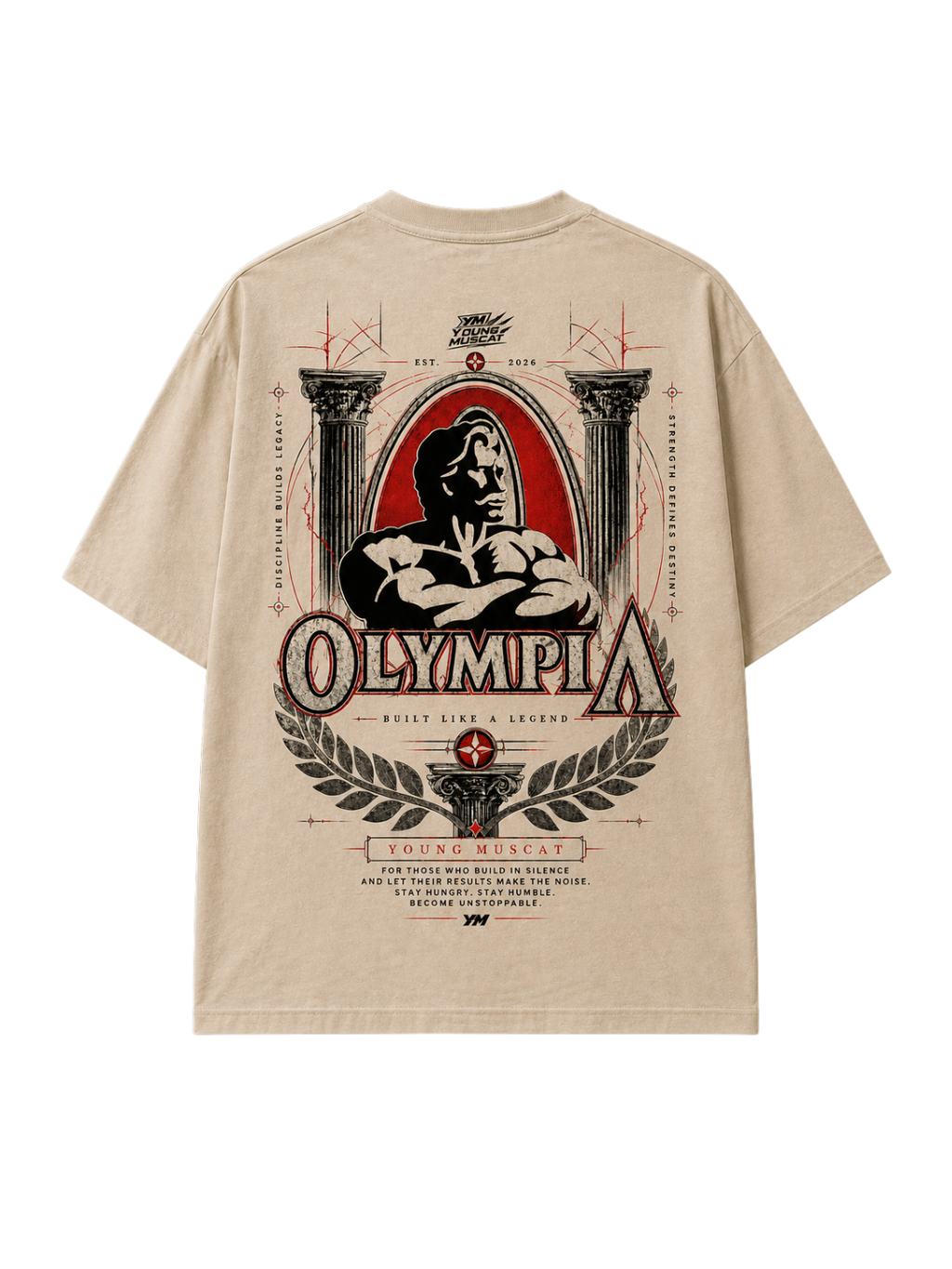 Young Muscat Regular Fit T-Shirt – Beige