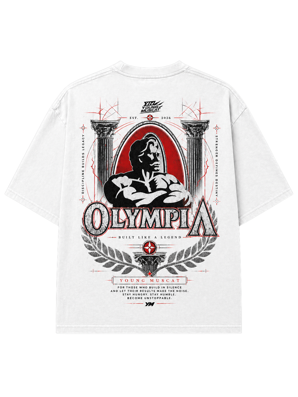 Young Muscat Regular Fit T-Shirt – White