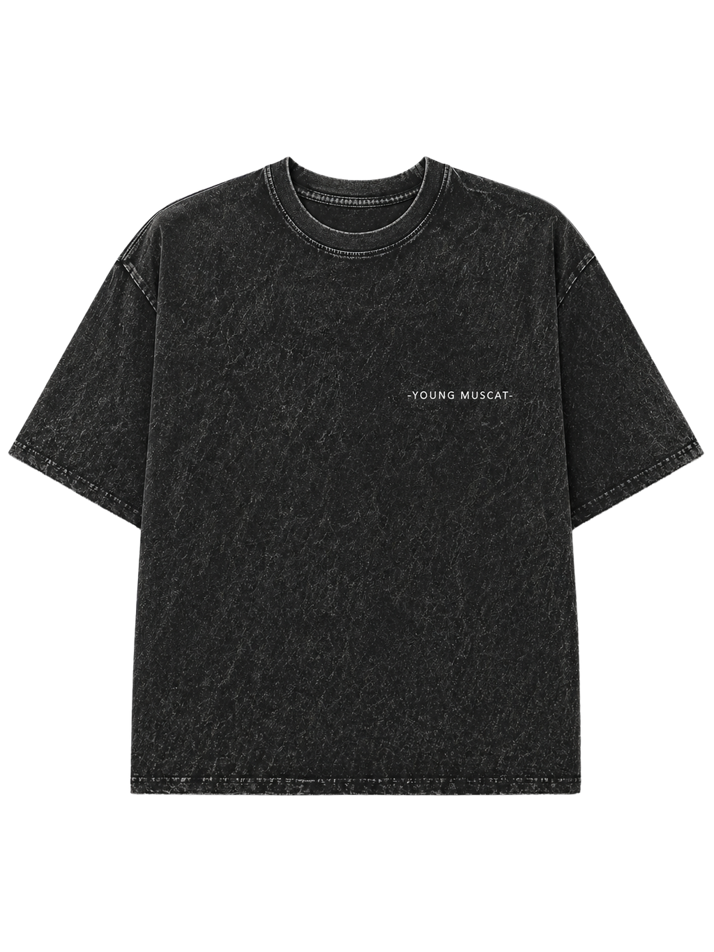 Young Muscat Oversized T-Shirt – Black Stonewash