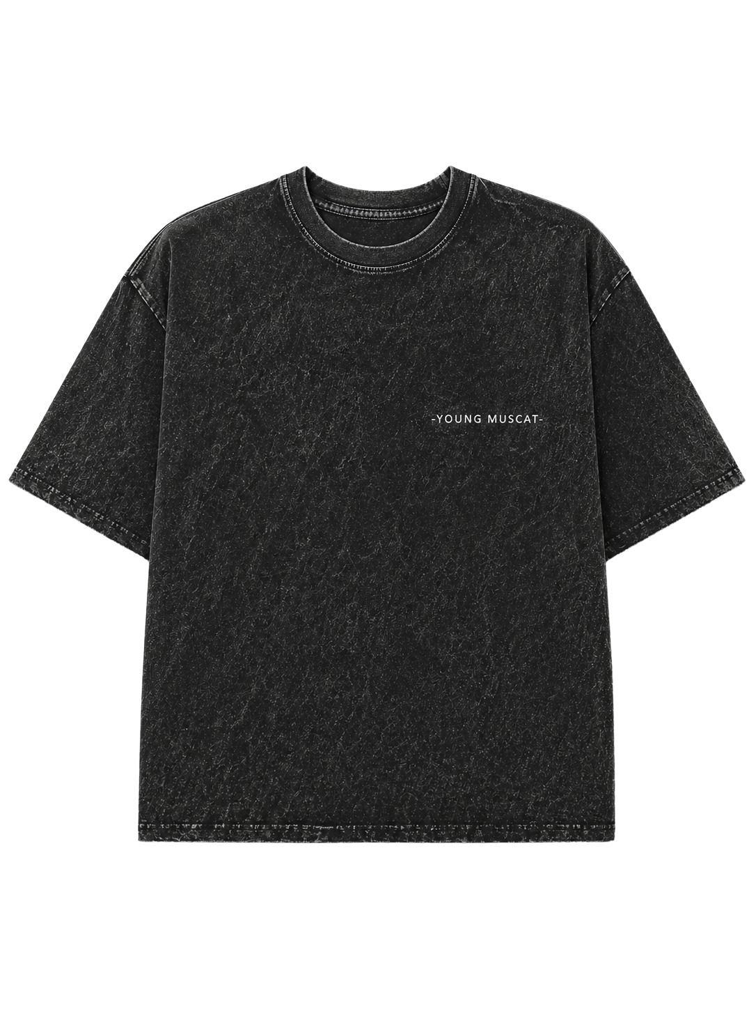 Young Muscat Oversized T-Shirt – Black Stonewash